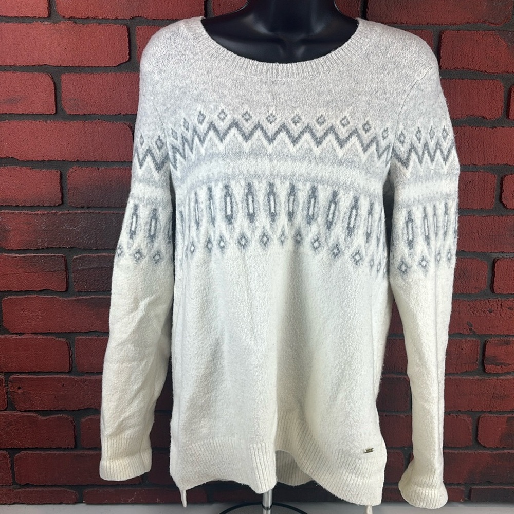 Tommy Hilfiger Sweater Womans Small White Wool Blend